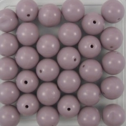 #20a 25 Stück Perlen rund - Ø 8mm opak lt lavender