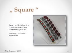 Anleitung Square Armband - deutsche Version