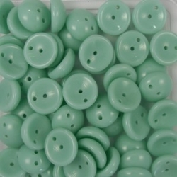 #82 - 25 Stck. Piggy-Beads 4x8mm - opak grüntürkis