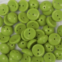 #83 - 25 Stck. Piggy-Beads 4x8mm - opak olivine