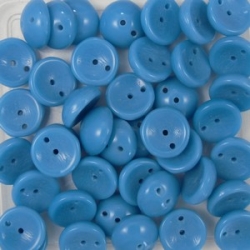 #85 - 25 Stck. Piggy-Beads 4x8mm - opak blau