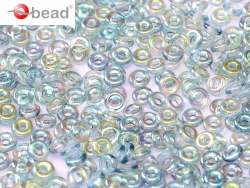 #37 5g O-Beads crystal blue rainbow