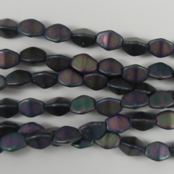 #45 - 50 Stck. Pinch-Bead 5x3mm - matte iris purple