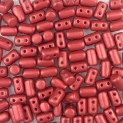 #38 10g Rulla-Beads chalk white lava red