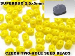 #096 10g SuperDuo-Beads opak yellow