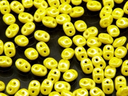 #096a 10g SuperDuo-Beads opak yellow hematit coating