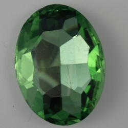 1 Glas-Oval Ø 30x20x8 mm - peridot