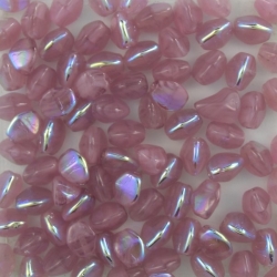 #18e - 50 Stck. Pinch-Bead 5x3mm - opal amethyst AB