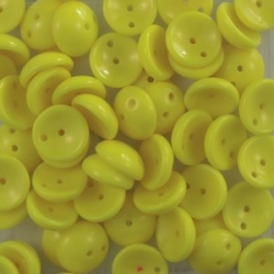 #63a - 25 Stck. Piggy-Beads 4x8mm - opak yellow