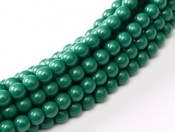 02010/48585 - 1 Strang Perlen Ø 2 mm rund - green jade paint coating