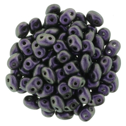 #097h 10g SuperDuo-Beads Polychrome - Black Currant