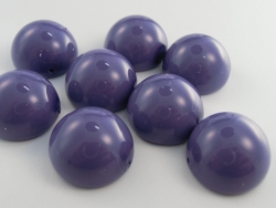 #20 - 1 Dome Bead 14x8mm - lt plum paint coating