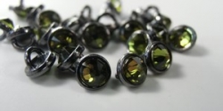 Crystaletts - olivine (black)