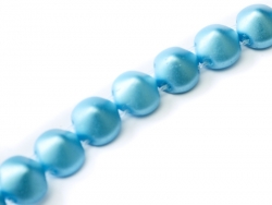 #11 20 Stück Tipp Beads Ø 8 mm - pastel colors turquoise