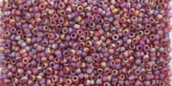 5g TOHO SeedBeads 15/0 TR-15-0165 CF - Tr.-Matte Rainbow Ruby