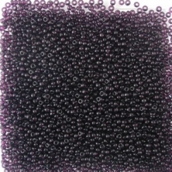 #16-10 10 g Rocailles 16/0 1,3 mm - tr. dk amethyst