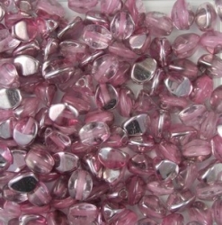 #68 - 50 Stck. Pinch-Bead 5x3mm - cr. labrador pink coating