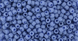 10 g TOHO Seed Beads 11/0 TR-11-2606 F - Semi Glazed - Soft Blue (C)