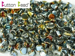 #07.00 50 Stck. Button Beads 4mm Crystal Full Marea