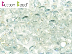 #19.00 50 Stck. Button Beads 4mm Crystal Blue Rainbow