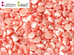 #21.07 50 Stck. Button Beads 4mm Pastel Lt. Coral