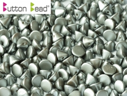 #21.28 50 Stck. Button Beads 4mm Pastel Lt. Grey