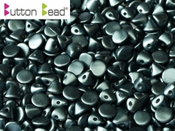 #21.37 50 Stck. Button Beads 4mm Pastel Dark Grey