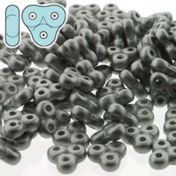 #12 5g TRINITY BeadS  3x6X6 mm - Matte Metallic Silver