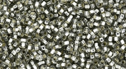 5g TOHO SeedBeads 15/0 TR-15S-0029 A Silver-Lined Black Diamond