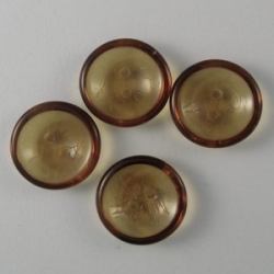 #07 - 1 Cup Button Bead Ø14mm - Lt Colorado Topaz