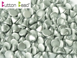 #51.02 50 Stck. Button Beads 4mm Metallic Silver