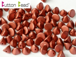 #51.03 50 Stck. Button Beads 4mm Metallic Red