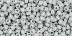 10 g TOHO Seed Beads 11/0 TR-11-0053 - Opaque Grey