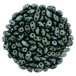 #14.04 - 10g MiniDuo-Beads  Polychrome - Aqua Teal