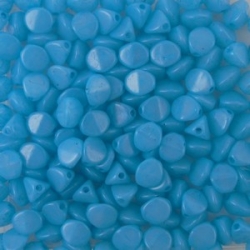 #02.09- 50 Stck. Pinch-Bead 4x3mm - alabaster blue paint coated