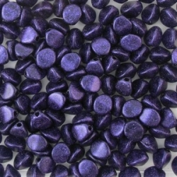 #03.03- 50 Stck. Pinch-Bead 4x3mm - met suede lilac