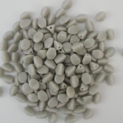 #61 - 50 Stck. Pinch-Bead 5x3mm - opak grey