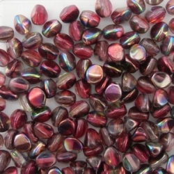 #00.13 - 50 Stck. Pinch-Bead 4x3mm - magic color - wine