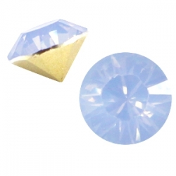 #18 - 2 Stück Chaton 8 mm (SS39) - lt sapphire blue opal