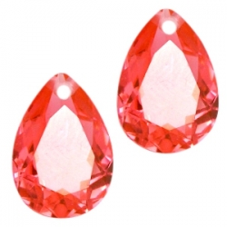 1 Tropfen facetiert 14x10x7mm (LxBxH) - padparadscha