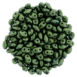 #15.03 - 10g MiniDuo-Beads  Gold Shine - Green