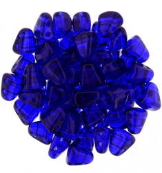 #04.00 - 25 Stck. NIB-BIT-Beads 6x5mm - Cobalt