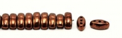 #04.02 - 25 Stück CALI Beads 3x8 mm - Jet Dk Bronze