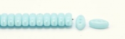 #11.00 - 25 Stück CALI Beads 3x8 mm - Opaque Lt Blue