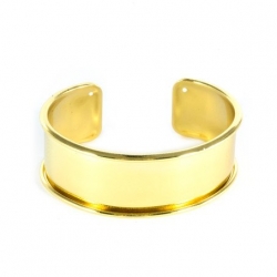 1 Armreif aus Metall - gold