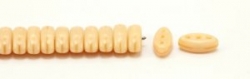 #20.00 - 25 Stück CALI Beads 3x8 mm - Opaque Beige