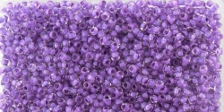 5g TOHO SeedBeads 15/0 TR-15-0935 - Inside Color Crystal-Purple Lined