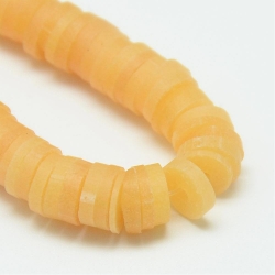 1 Strang Polyclay Katsuki Beads 6 mm - Wheat