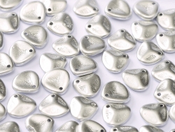 #17 50 Stck. Rose Petals 8*7mm - aluminium silver