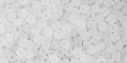 10 g TOHO Seed Beads 11/0 TR-11-0141 F - Ceylon-Frosted Snowflake
